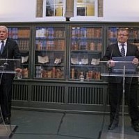 Οι υπουργοί εξωτερικών της Παλαιστίνης και της Ισλανδίας
