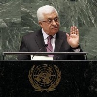 Ο ηγέτης της Παλαιστινιακής Αρχής, Mahmoud Abbas απευθύνεται στην Γενική Συνέλευση του ΟΗΕ στις 29 Νοεμβρίου 2012